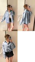 Load image into Gallery viewer, Denim Long Sleeve Shirt
